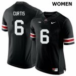 Women's Ohio State Buckeyes #6 Kory Curtis Black Nike NCAA College Football Jersey Winter QUC6644DA